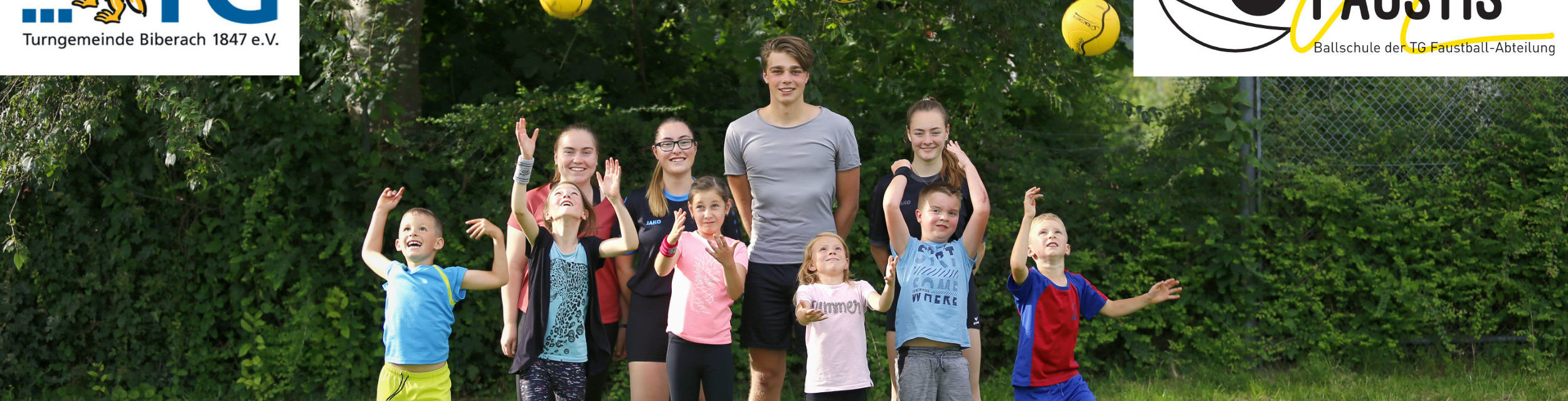 Faustis Ballschule der TG Faustball-Abteilung