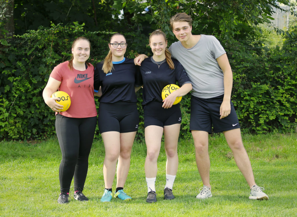 Trainer der Ballschule Faustis der TG Faustball-Abteilung